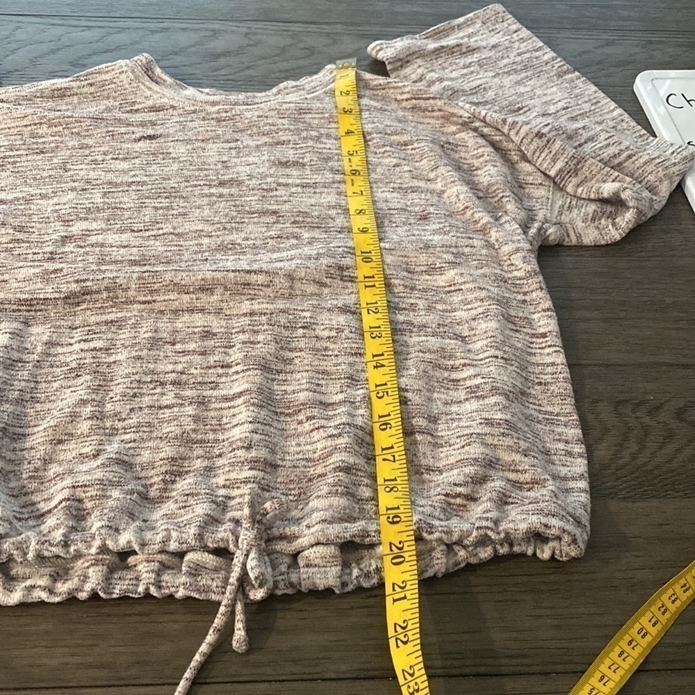 Aerie Earthy around Neck Knit Long sleeve drawcord waist sweater | XS - Picture 10 of 11
